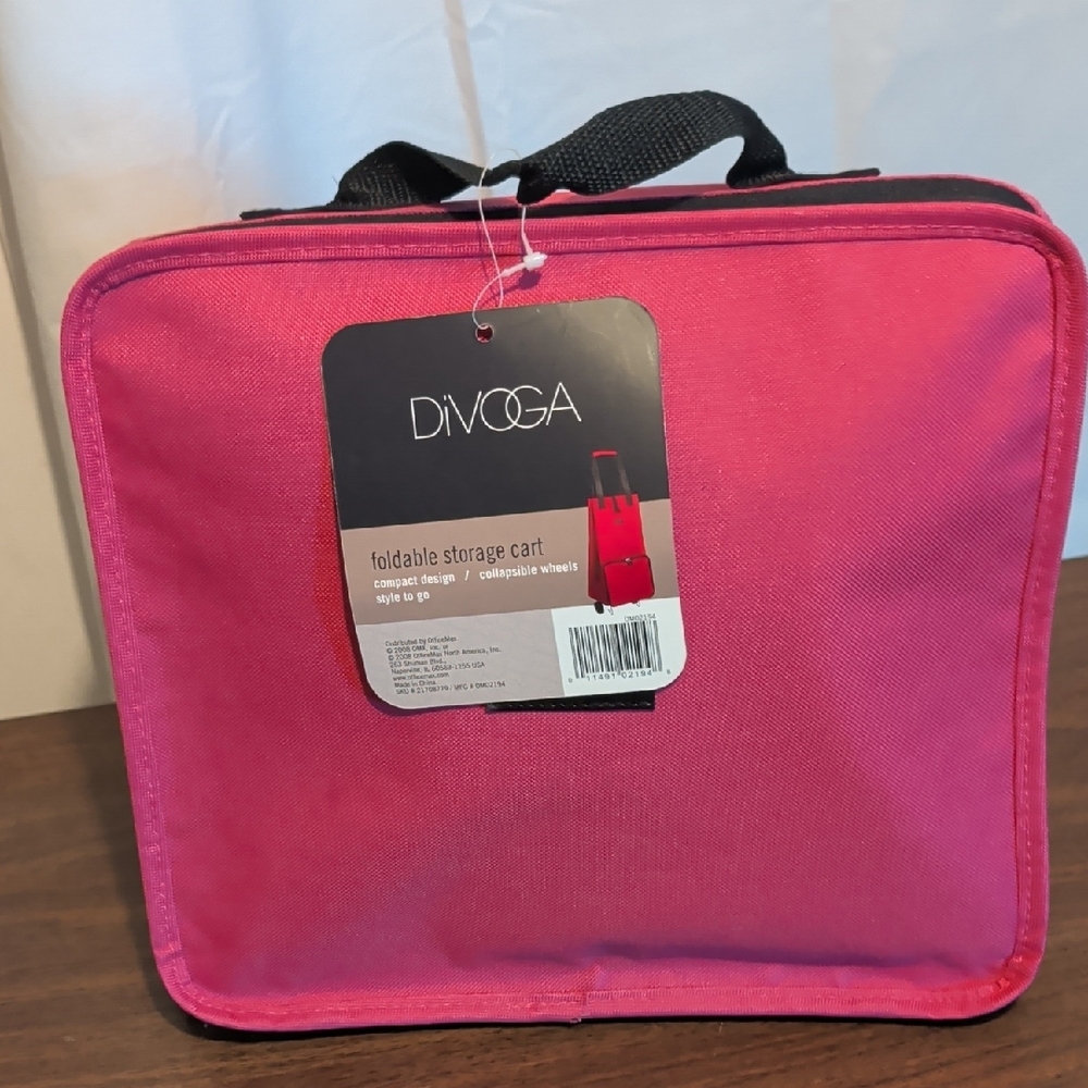 Red Foldable Storage Cart - Picture 2 of 16